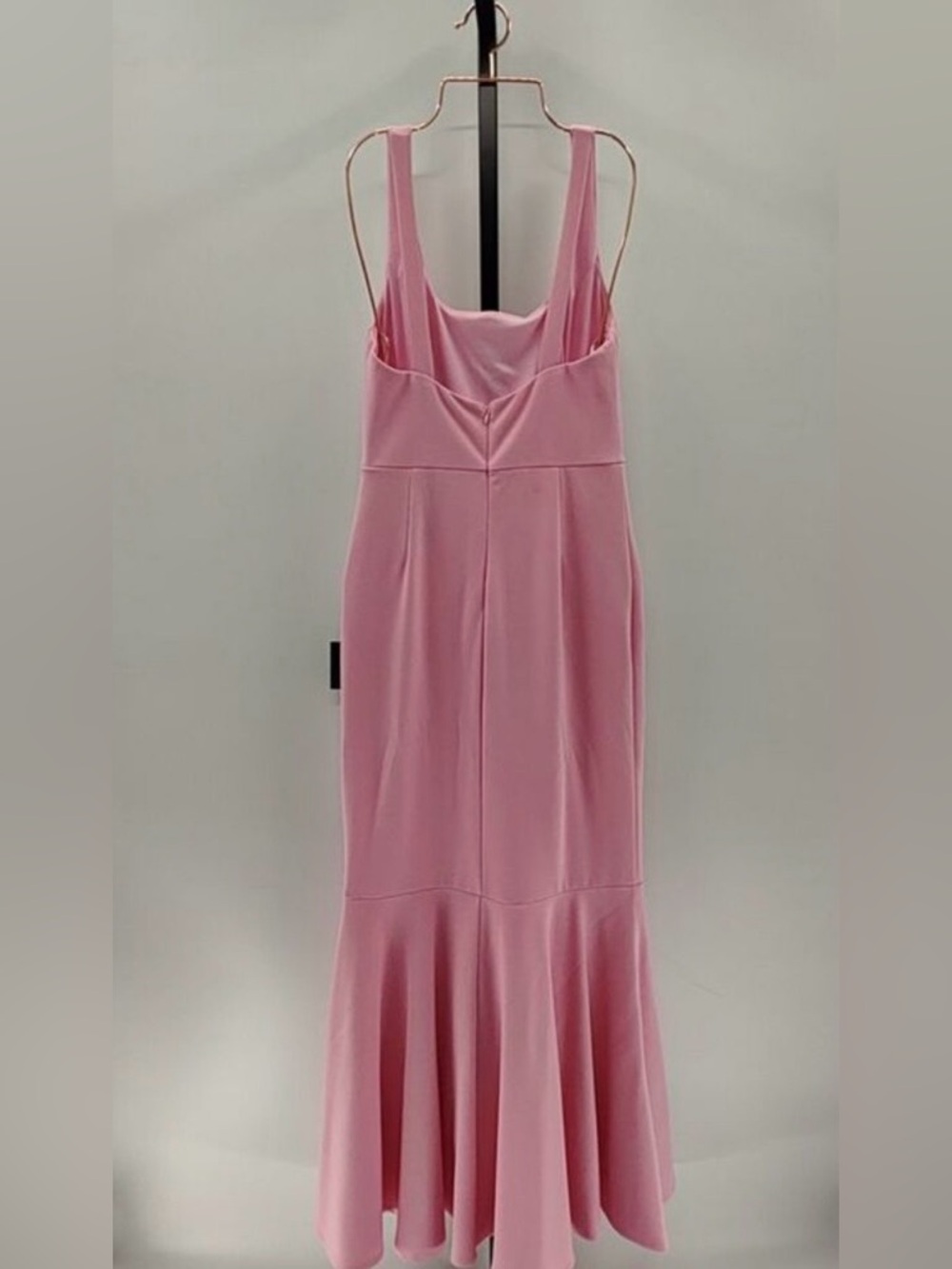 Lulus Romantic Destiny Light Pink Square Neck Trumpet Maxi Dress M NWT - Picture 5 of 6